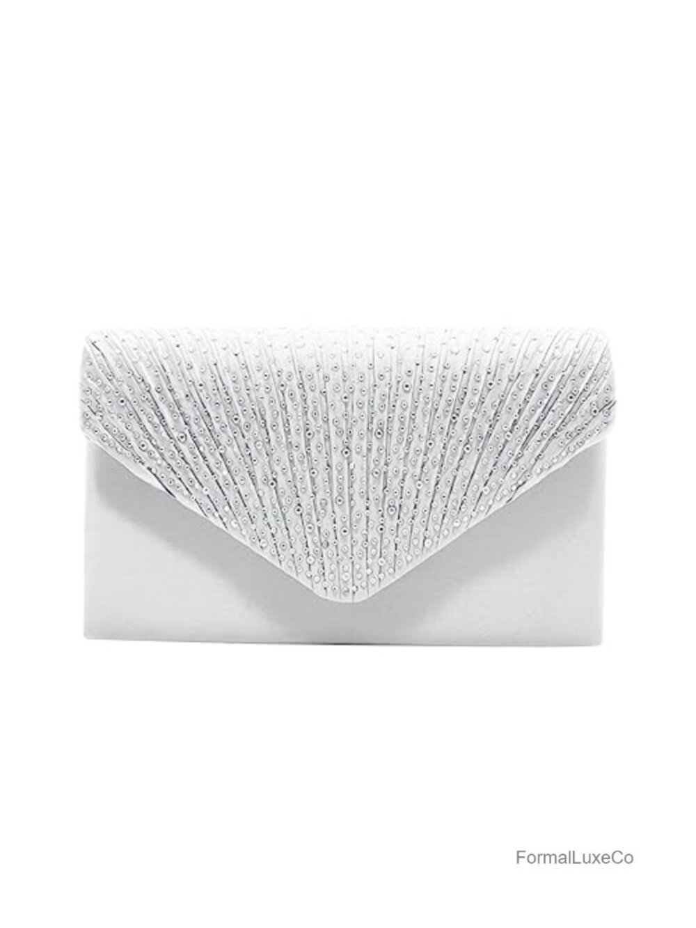 Evening Bag Satin Clutch Wedding Bridal Purse Handbag